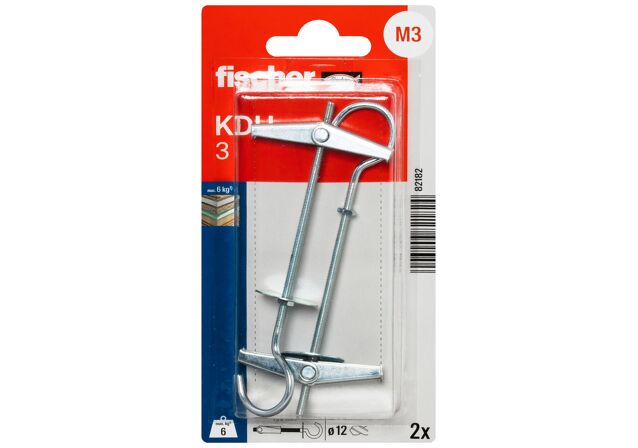 Packaging: "fischer Spring toggle KDH 3 K SB-card"