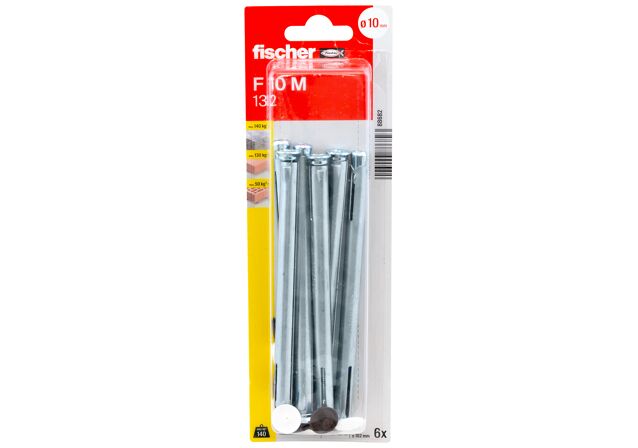 Verpackung: "fischer Fensterrahmendübel F 10 M 132"