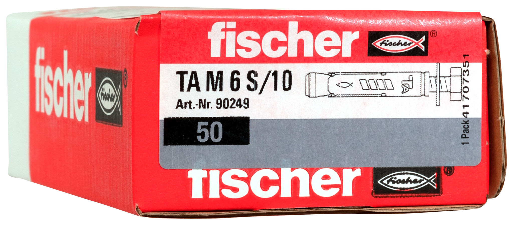 Verpackung: "fischer Schwerlastanker TA M6 S / 10"