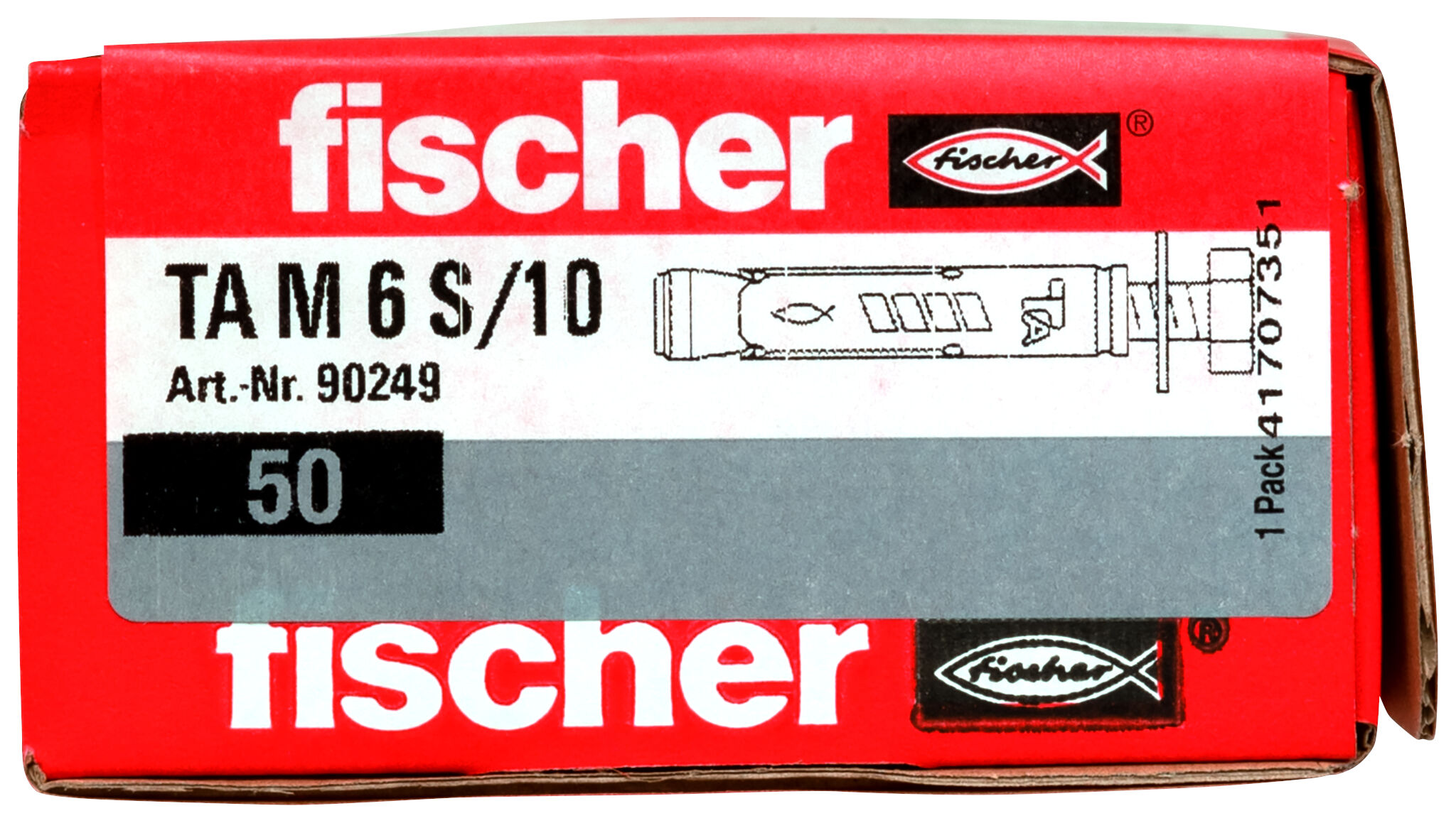 Verpackung: "fischer Schwerlastanker TA M6 S / 10"