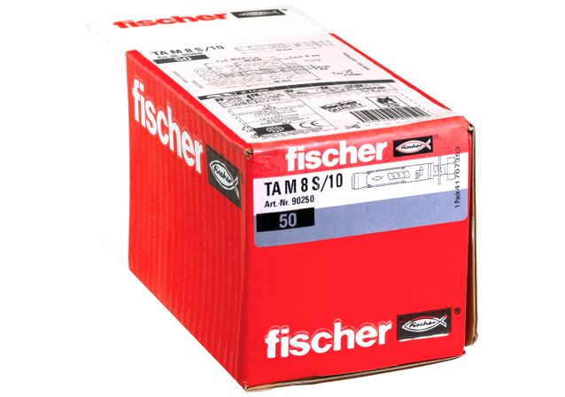 Verpackung: "fischer Schwerlastanker TA M8 S / 10"