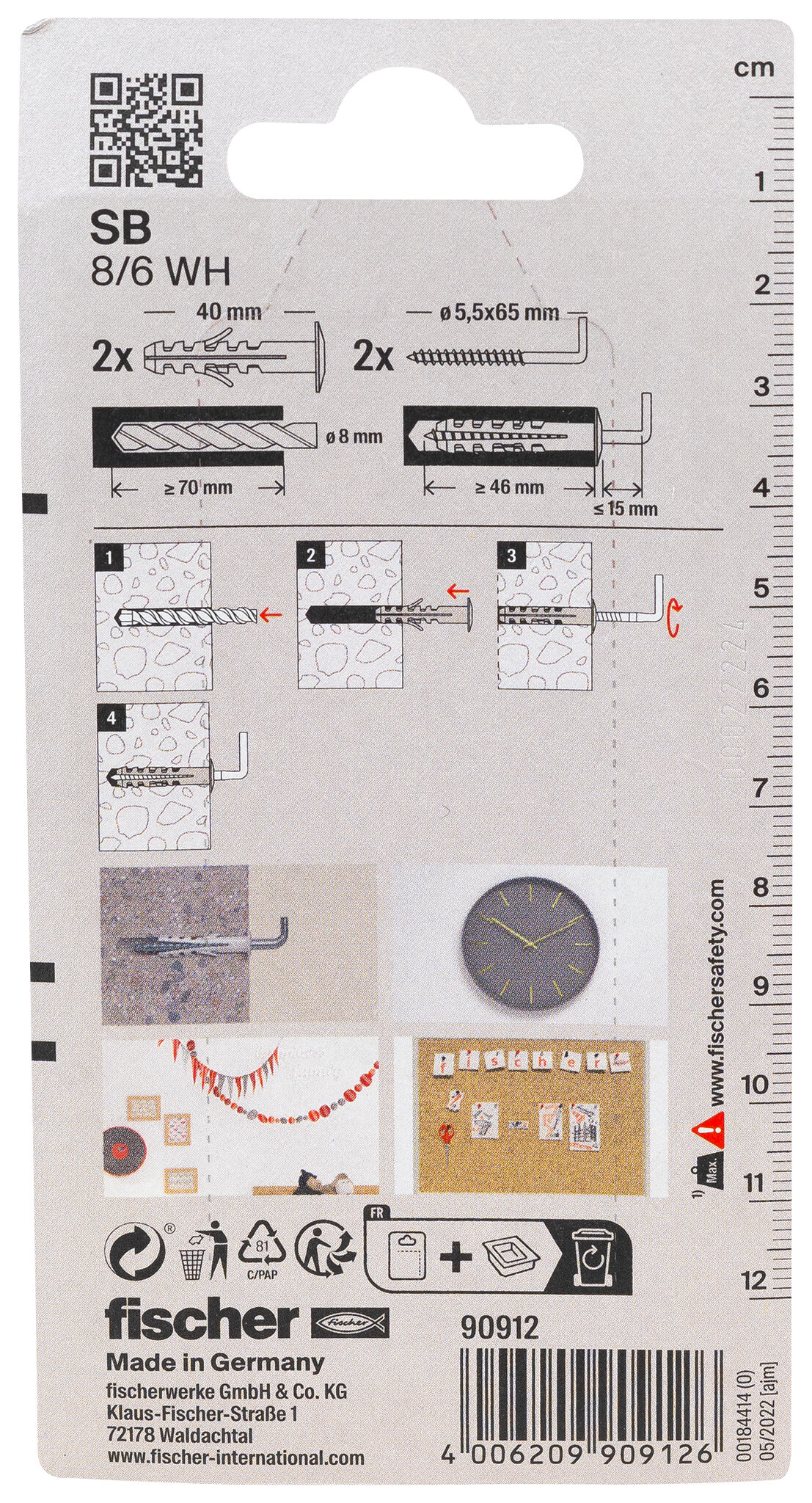 Confezione: "SB 8/6 WH K"