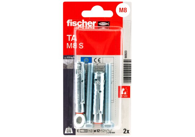 Verpackung: "fischer Schwerlastanker TA M8 S/10"