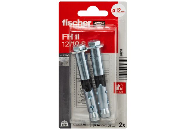Verpackung: "fischer Hochleistungsanker FH II 12/10 S"
