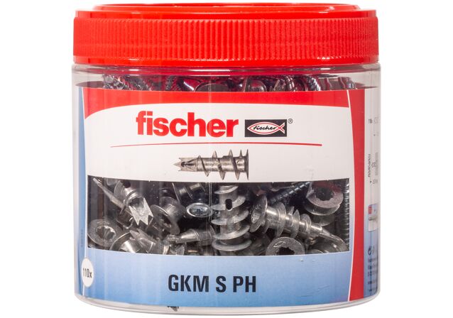Packaging: "fischer Plasterboard fixing metal GKM S 35/RB 110"