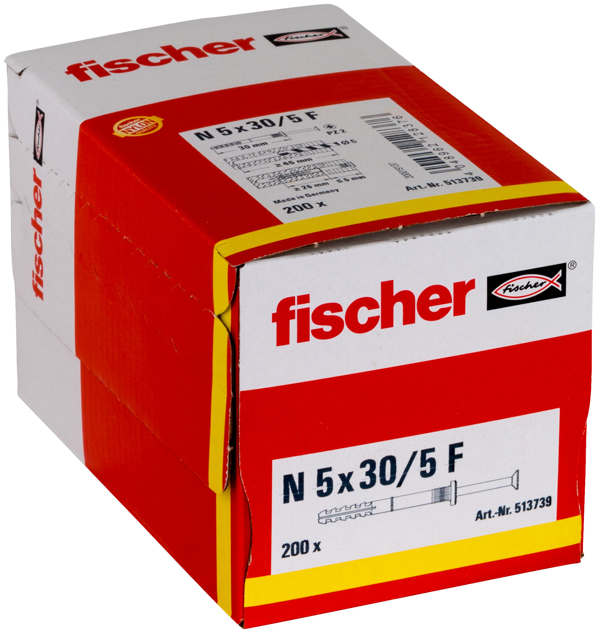 Packaging: "fischer Hammerfix N 5 x 30/5 F (200)"