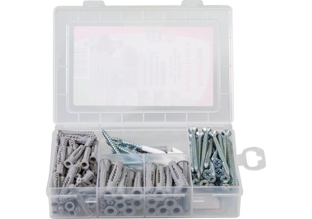 Product Picture: "fischer Meister-Box UX + Screws + Hooks"