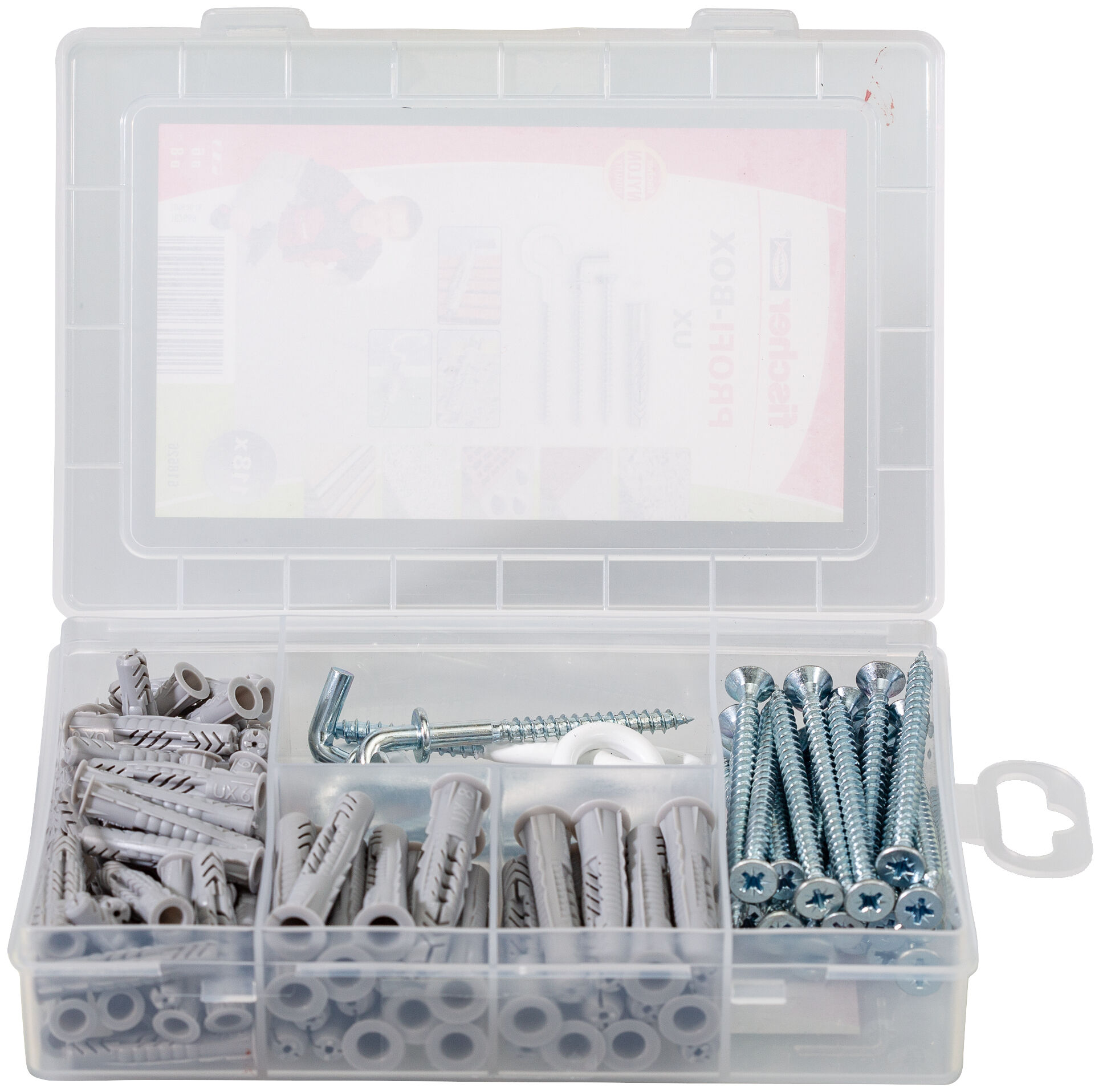 Product Picture: "fischer Profi-Box UX + Screws + Hooks"