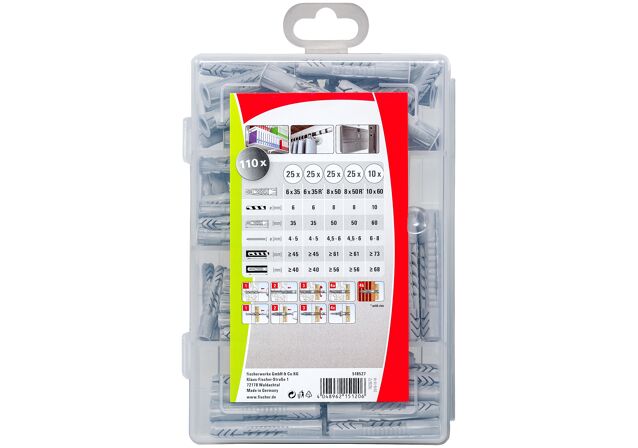 Packaging: "fischer Profi-Box Evrensel tapa UX / UX-R"