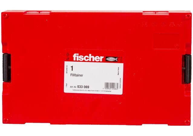 Verpackung: "fischer FixTainer - leer -"