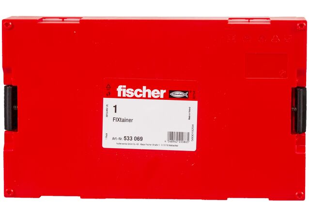 Packaging: "fischer FixTainer - boş -"