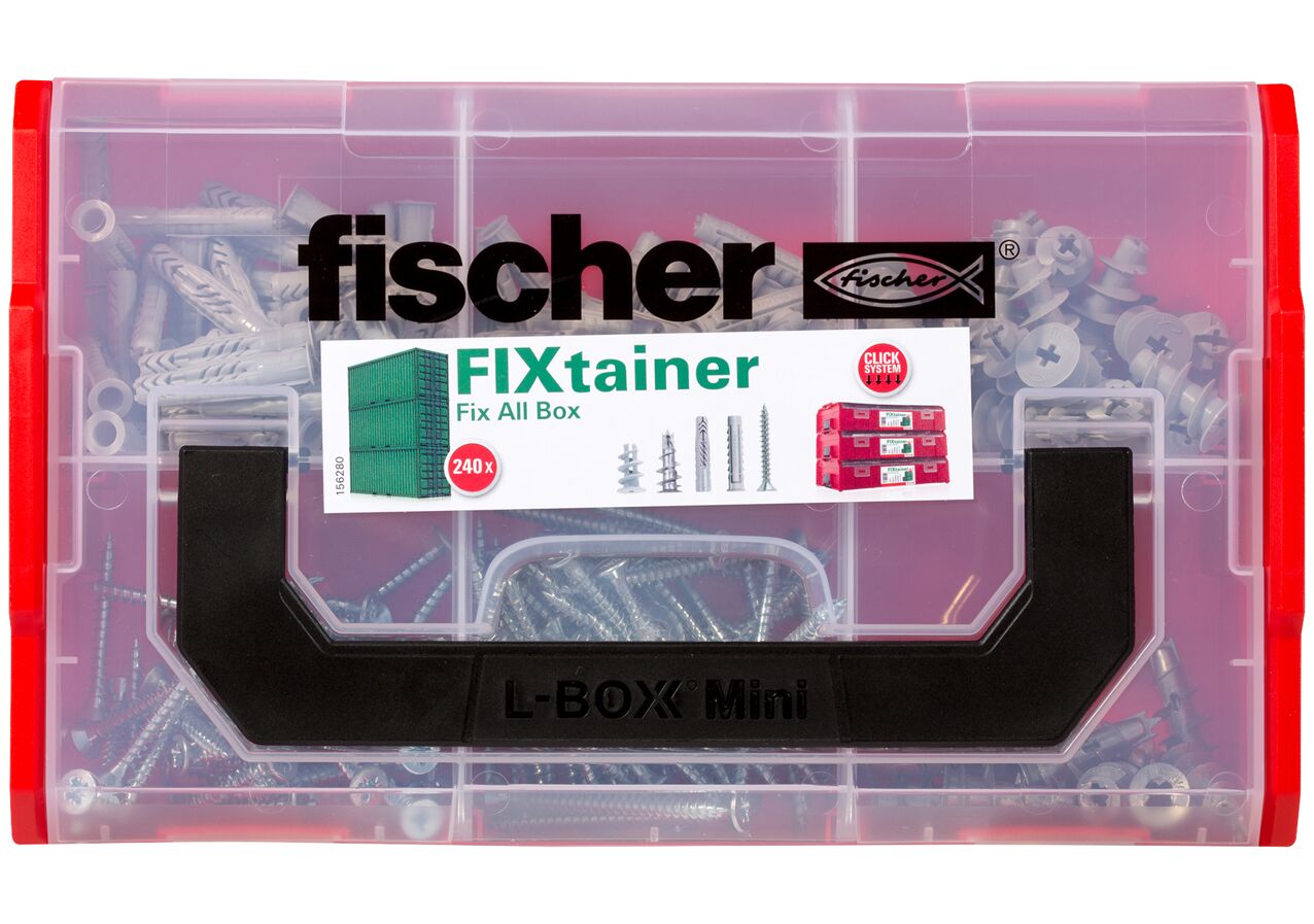fischer FixTainer - UX, SX, GK and screws