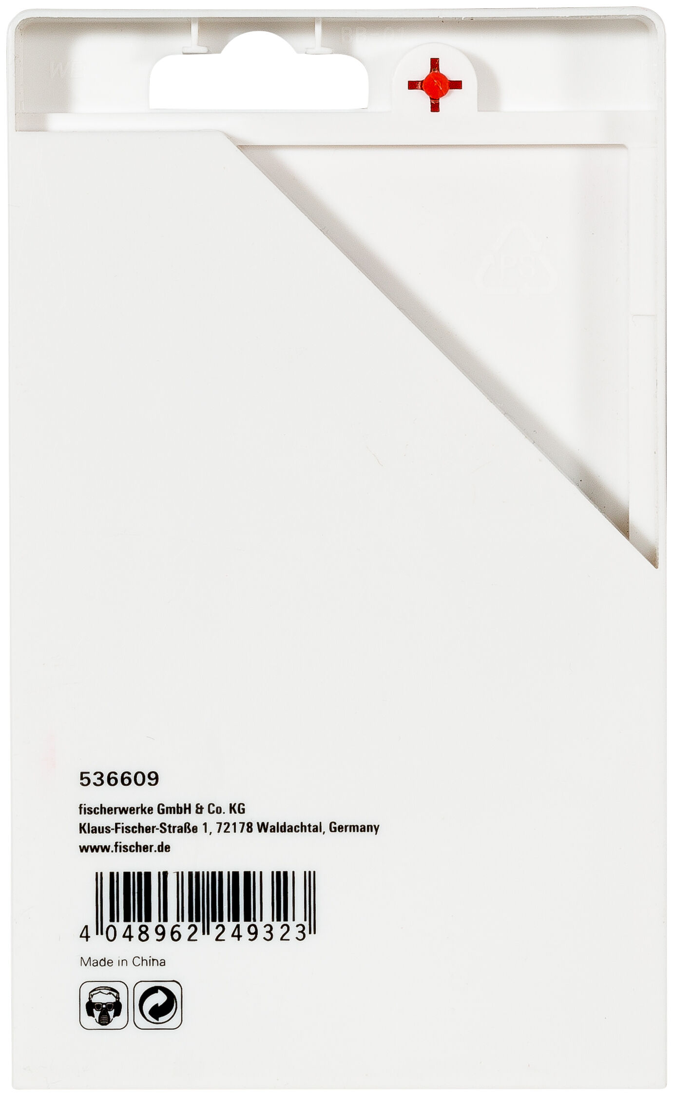 Packaging: "fischer Wood drill bit D-WS Set 3-10 mm (8 pcs)"