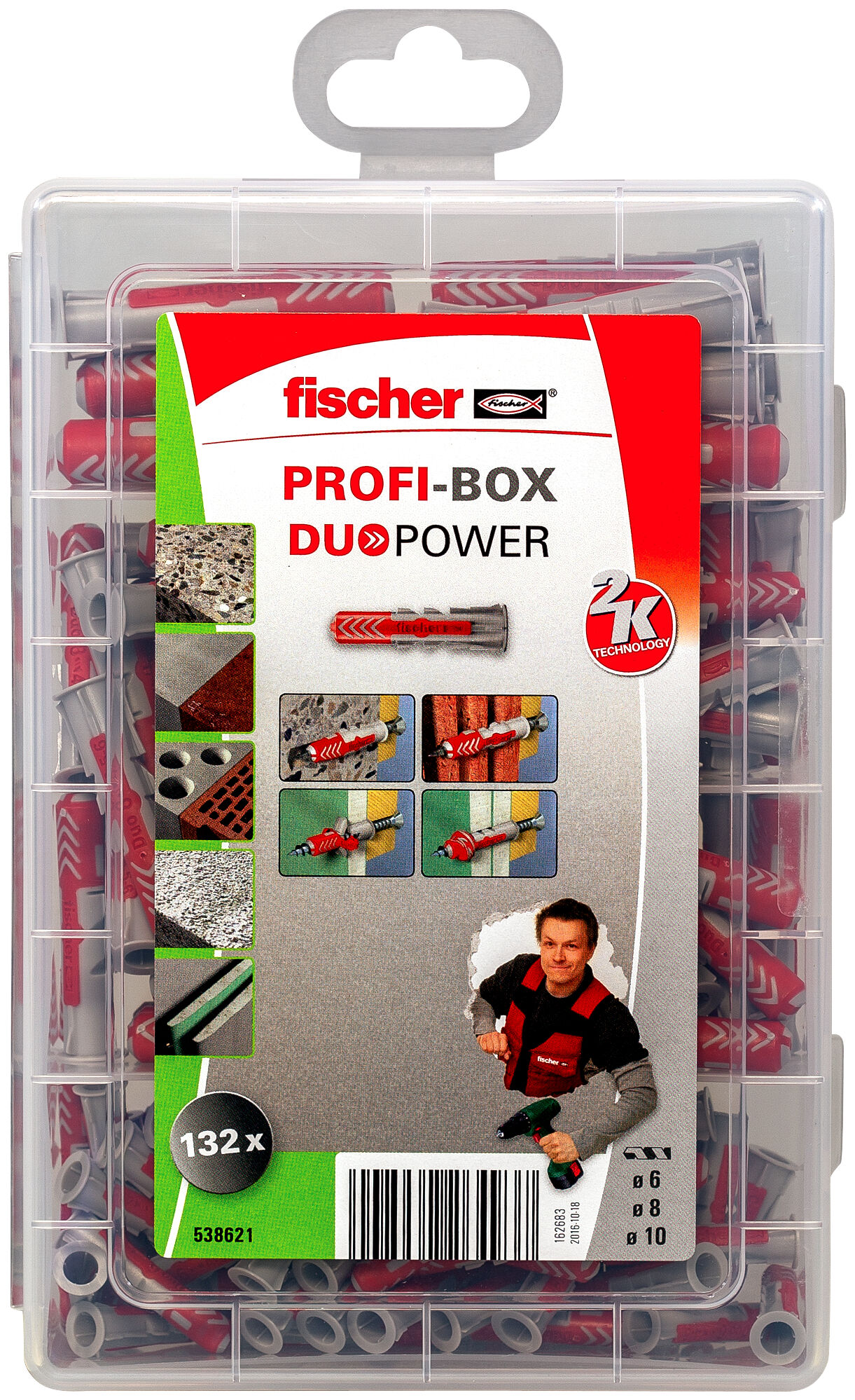 Packaging: "fischer Profi-Box DuoPower"