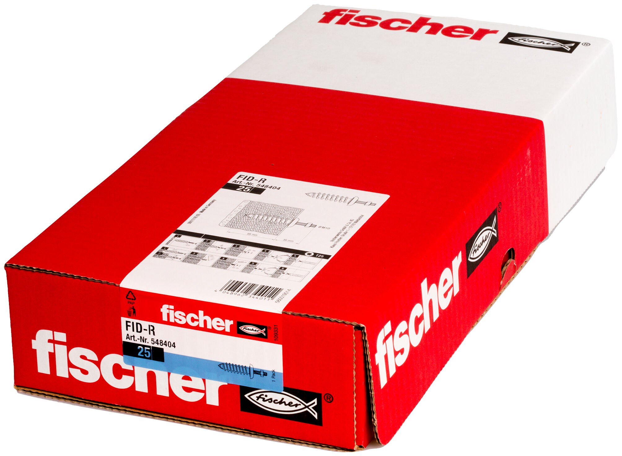 Packaging: "fischer Insulation fixing FID-R"