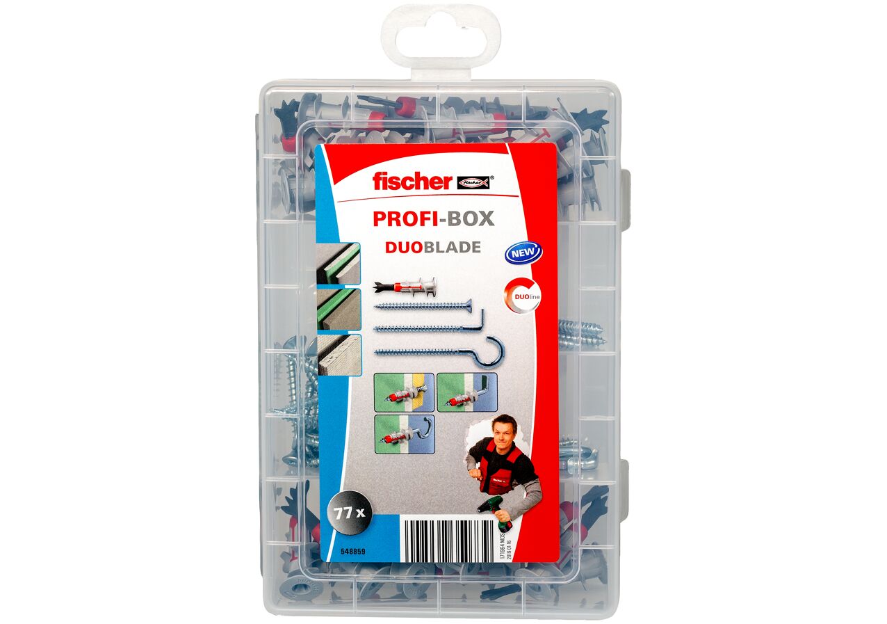 fischer Profi-Box - DuoBlade + Screws + Hooks