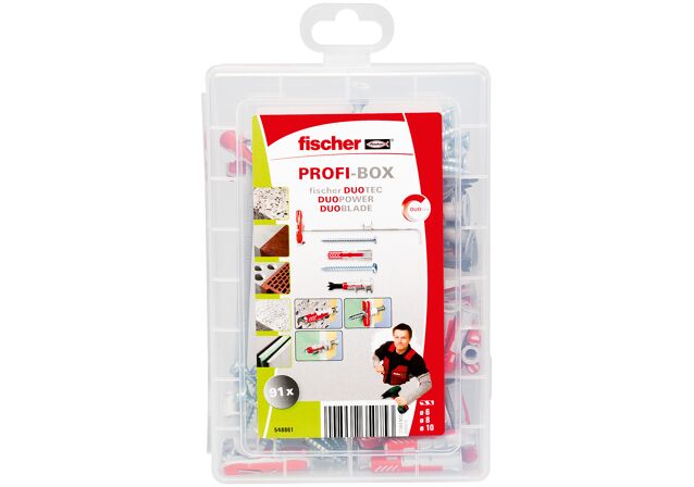 Packaging: "fischer Profi-Box DuoLine + Screws"