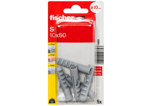 Packaging: "fischer Expansion plug S 10"