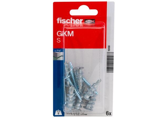 Packaging: "fischer Alçıpan sabitleme metal GKM S K"