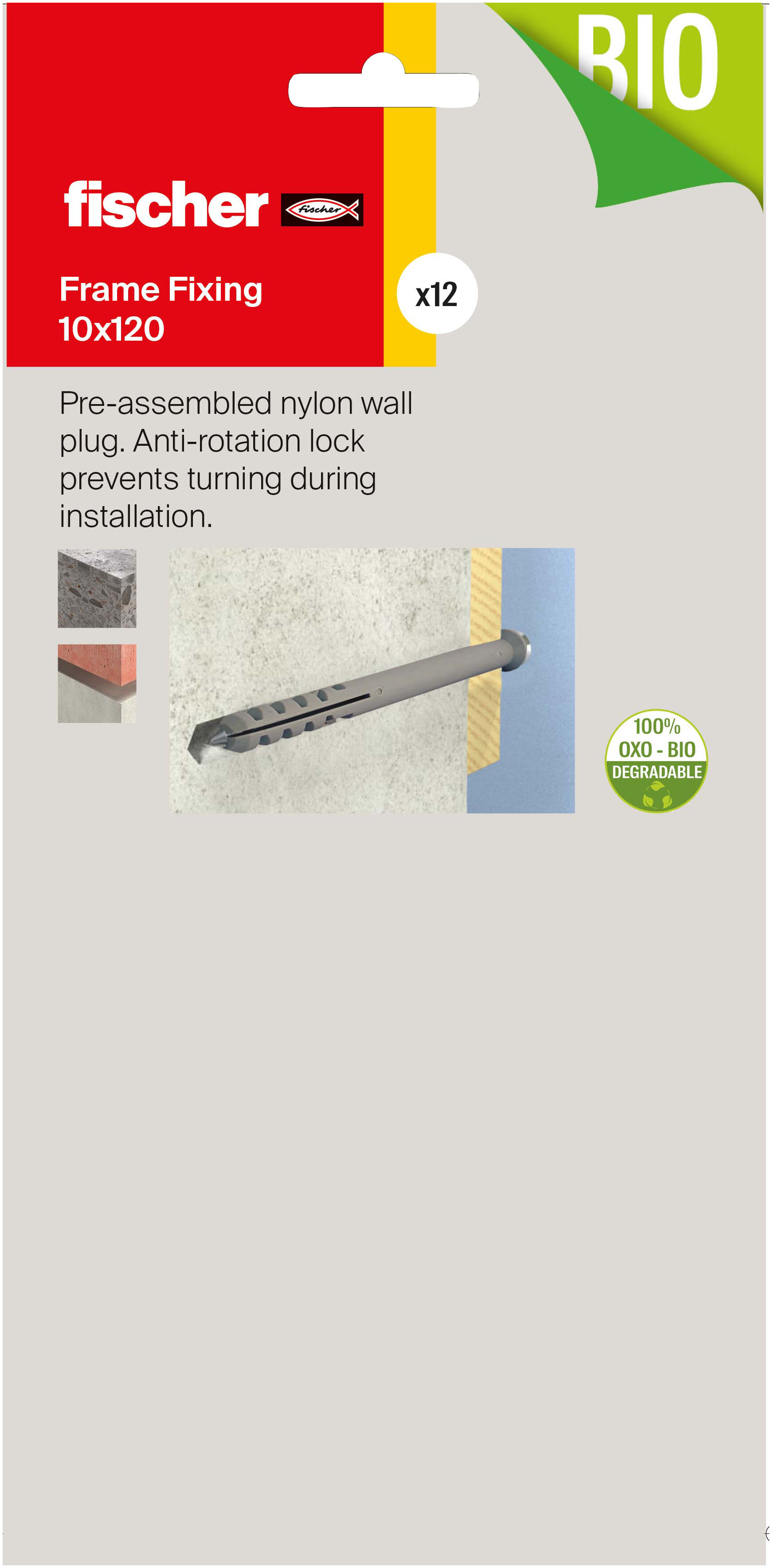 Packaging: "Frame Fixings 10x120"