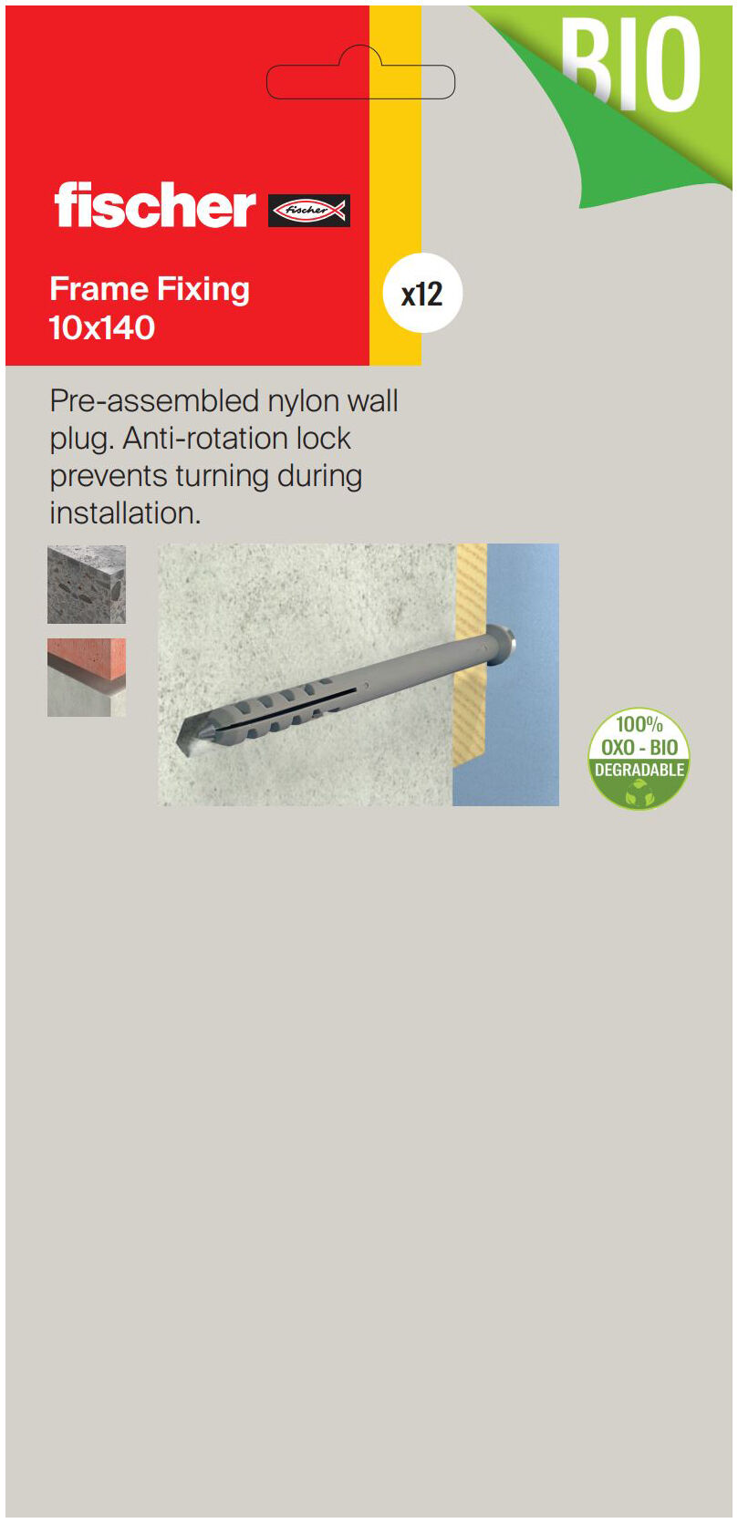 Packaging: "Frame Fixings 10x140"