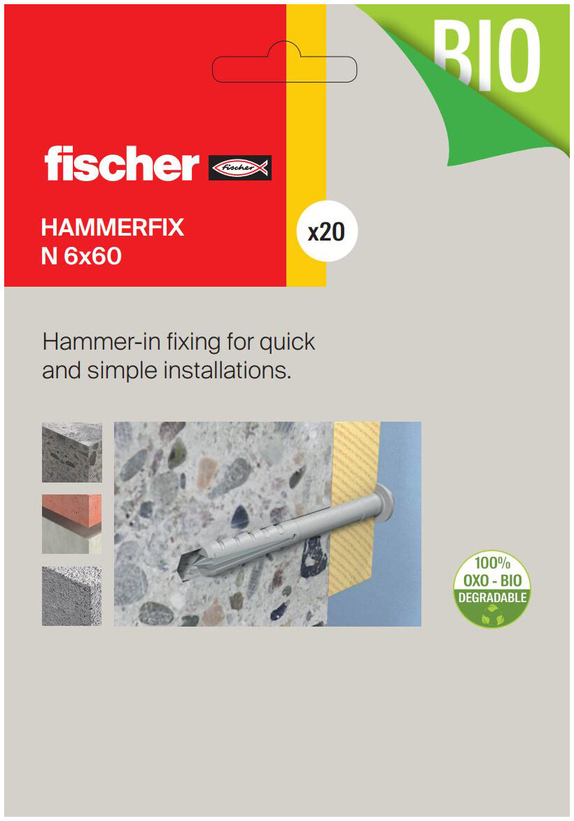 Packaging: "fischer Hammerfix N 6 x 30"