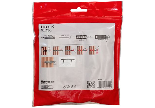 Packaging: "Tamis d'injection FIT 16X130 /10B en plastique"