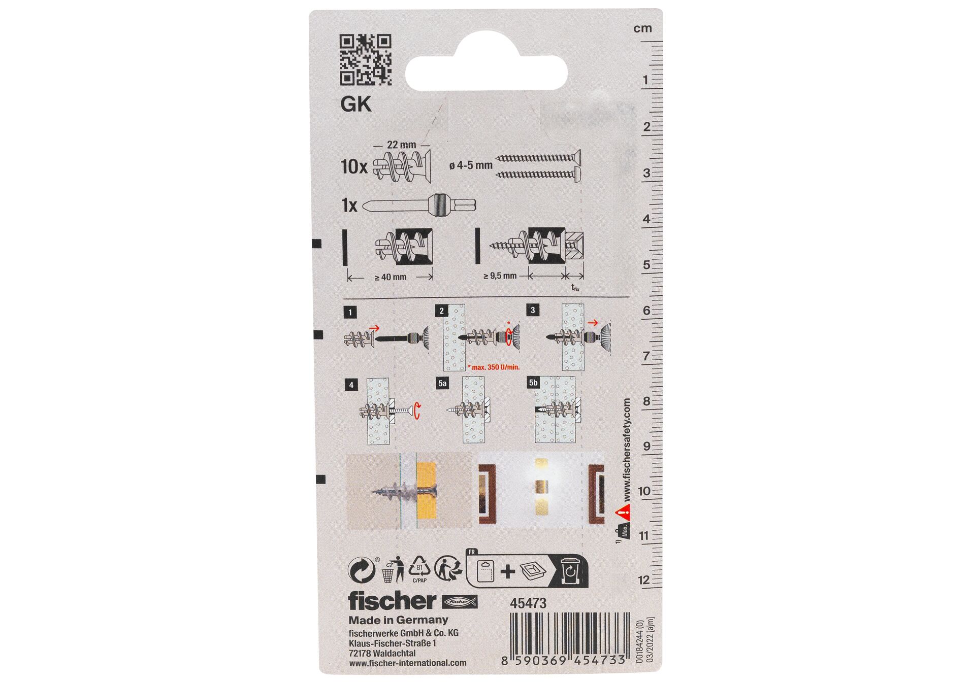 Fischer Plasterboard Fixing GK fischer-plasterboard-fixing-gk