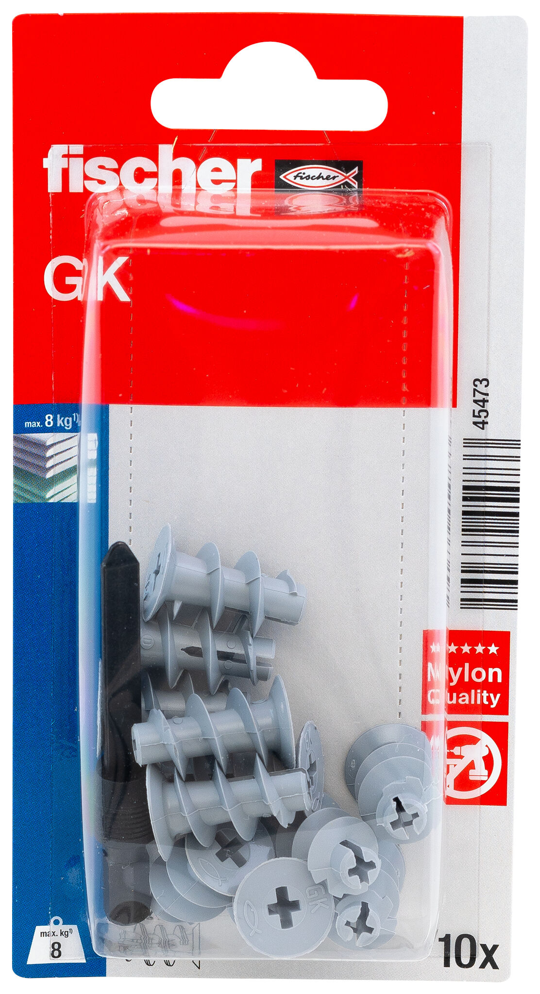 Packaging: "fischer Plasterboard fixing GK"