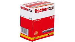 ▷ Comprar 100 tacos Fischer S 8mm - caja 10 blísteres de 10 unidades