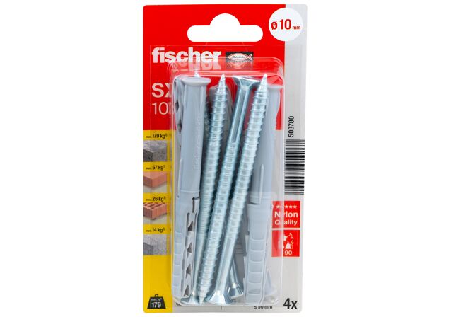 Packaging: "fischer Frame fixing SXR 10 x 100 T K with torx"