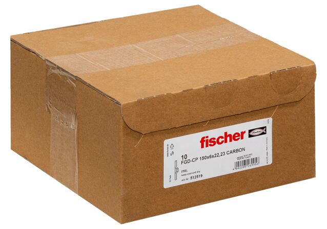 Packaging: "FGD-CP 150 x 6 x 22,23 CARBON"