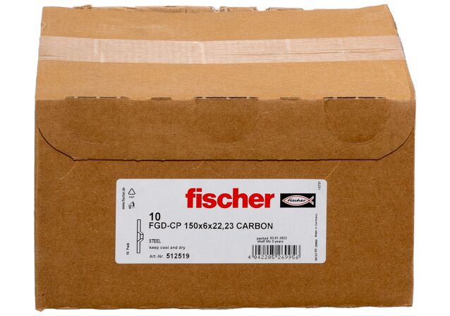 Packaging: "fischer csiszolókorong FGD-CP 150 x 6,0 x 22,23 CARBON"