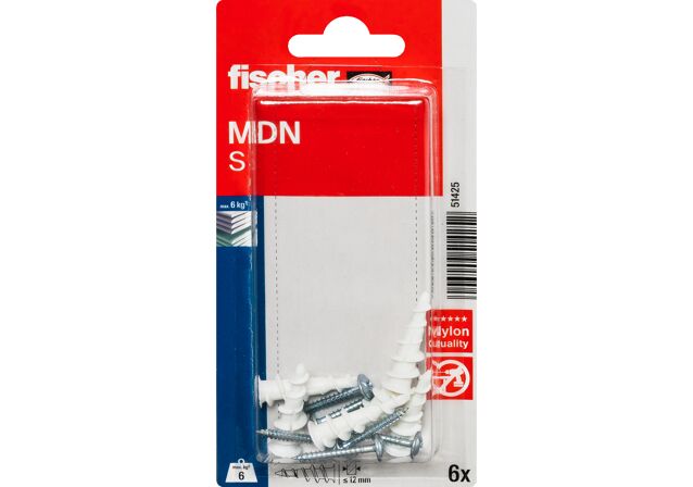 Produktbilde: "fischer Mini Driva nylon MDN S (NOBB 40584765)"