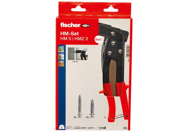 Packaging: "fischer Set cavity fixing B"
