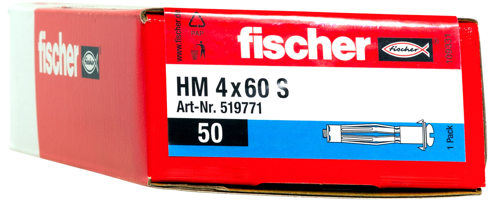 fischer Metal cavity fixing HM 4 x 60 S with metric screw