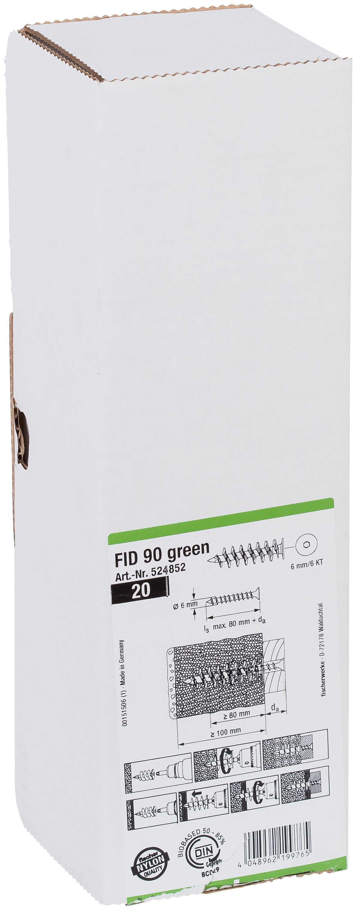 fischer Insulation fixing FID Green 90