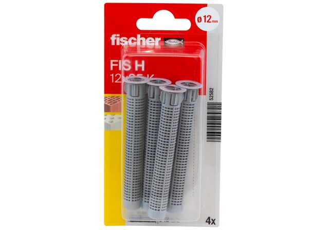 Packaging: "fischer Injection anchor sleeve FIS H 12 x 85 K plastic SB-card"