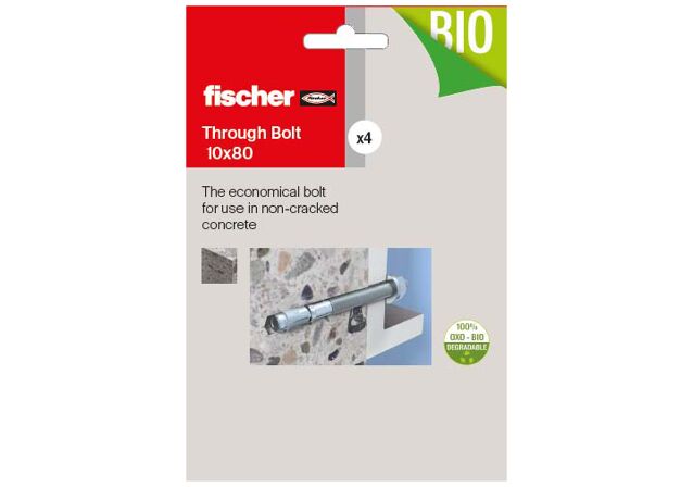 Packaging: "fischer bolt anchor FXA 10 x 86"