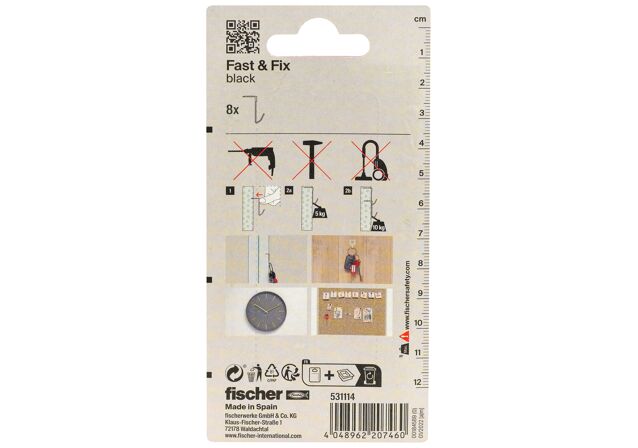 Packaging: "fischer Fast & Fix black SB-card"