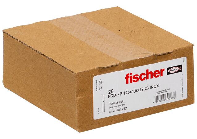 Packaging: "fischer Kesme diski FCD-FP 125x1,5x22,23 plus"
