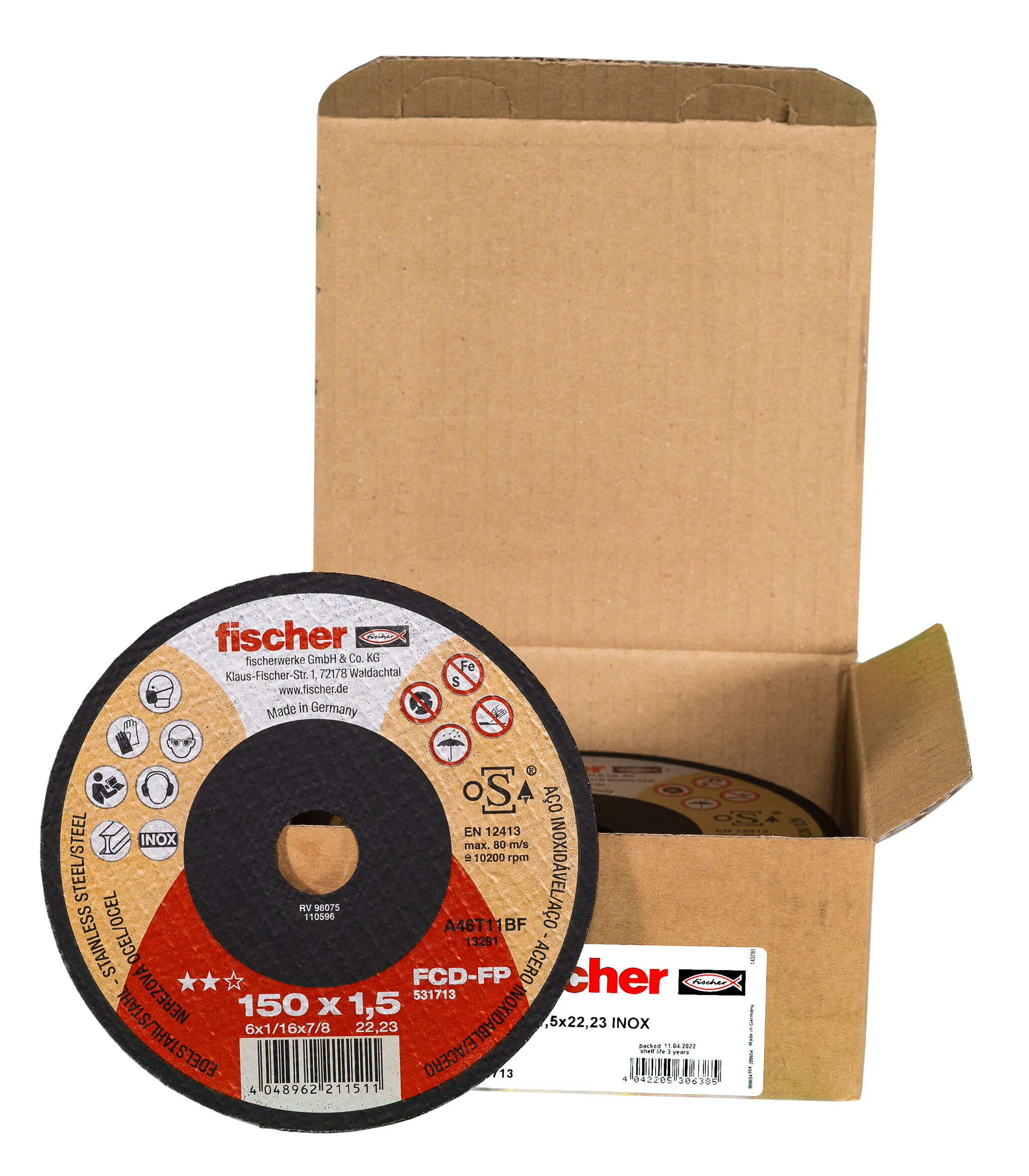 fischer cutting disc FCD-FP 150 x 1,5 x 22,23 plus