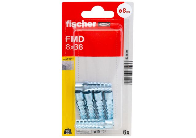 Packaging: "fischer Metal expansion anchor FMD 8 x 38"