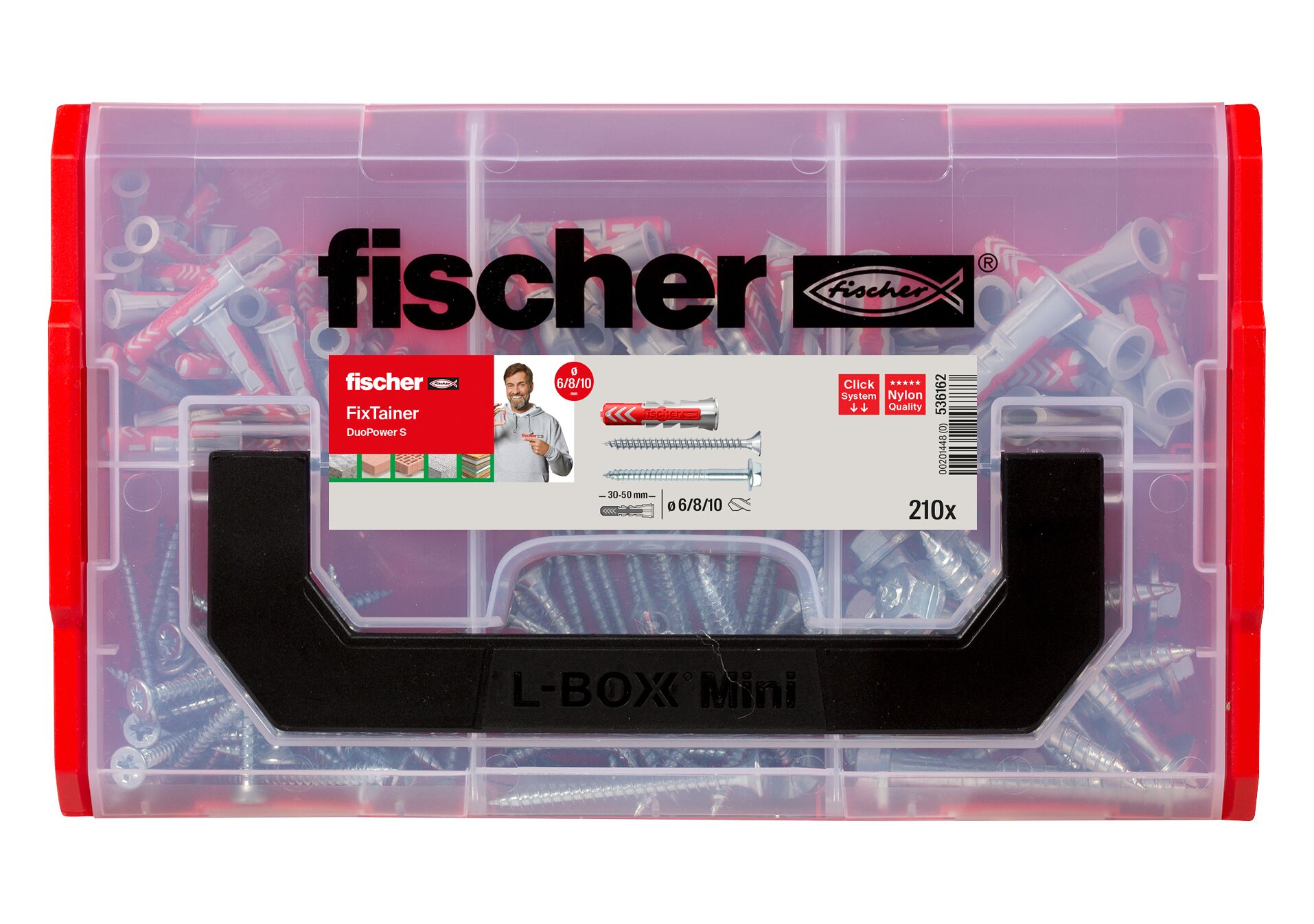 fischer FixTainer - DuoPower and screws