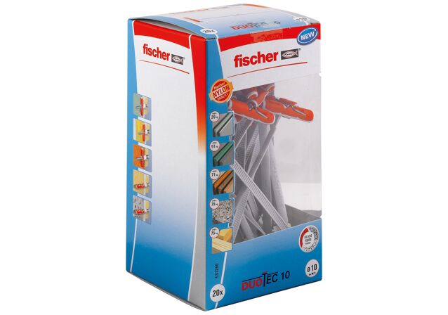 Verpackung: "fischer DuoTec 10"