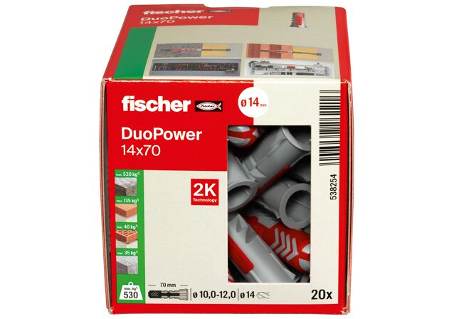 Packaging: "DuoPower 14 x 70"