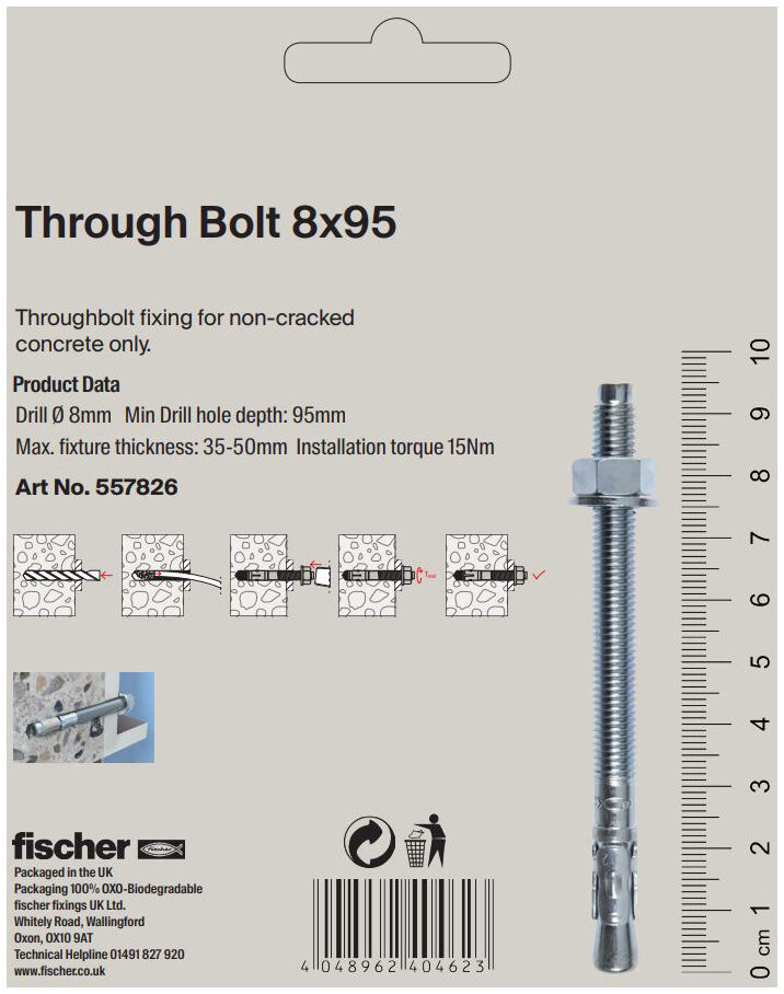 Packaging: "fischer bolt anchor FWA 8 x 95"