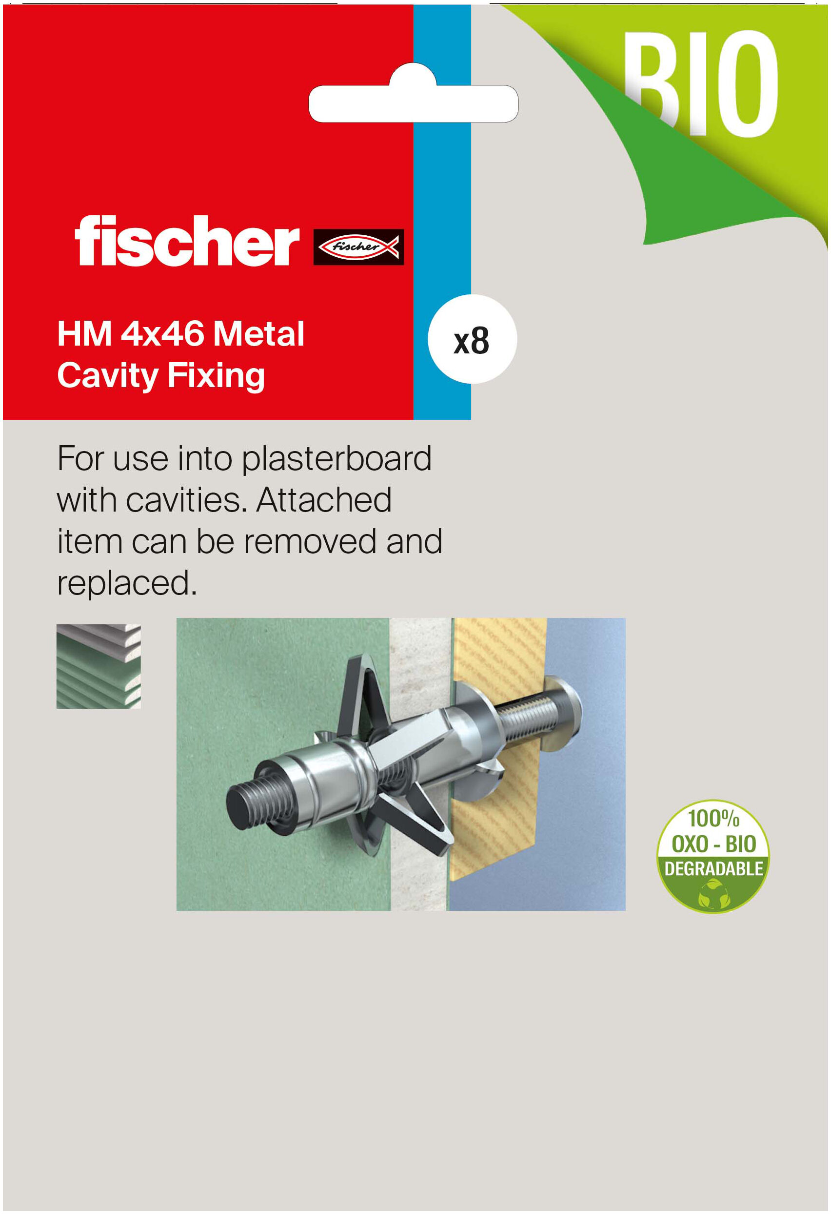 Packaging: "fischer Metal cavity fixing HM 4 x 46"