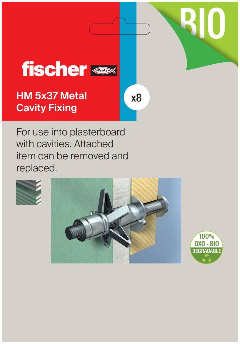 Packaging: "fischer Metal cavity fixing HM 5 x 37"