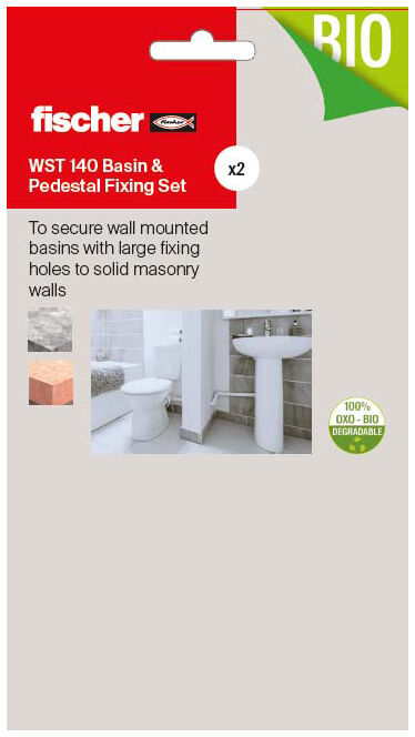 Packaging: "WST140 Basin & Pedestal Fixing Set"